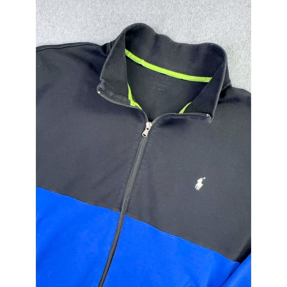 Polo Ralph Lauren Performance Color‎ Block Full Zip Bomber Jacket Men's Size 2XB